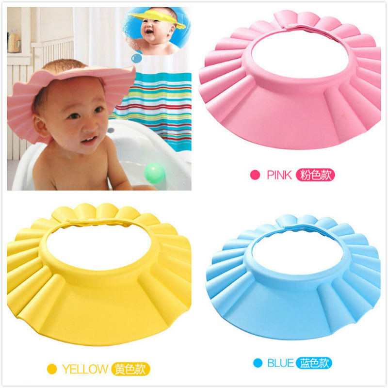 Baby Bath Head Cap Adjustable Visor